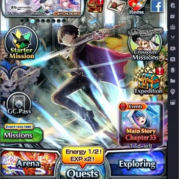 Grand Summoners Accounts End-Game Global | Rank 60|Last Miracle Isliid Lv91 TW, Summer Miyu Lv120 TW, Youmu Konpaku Lv120
