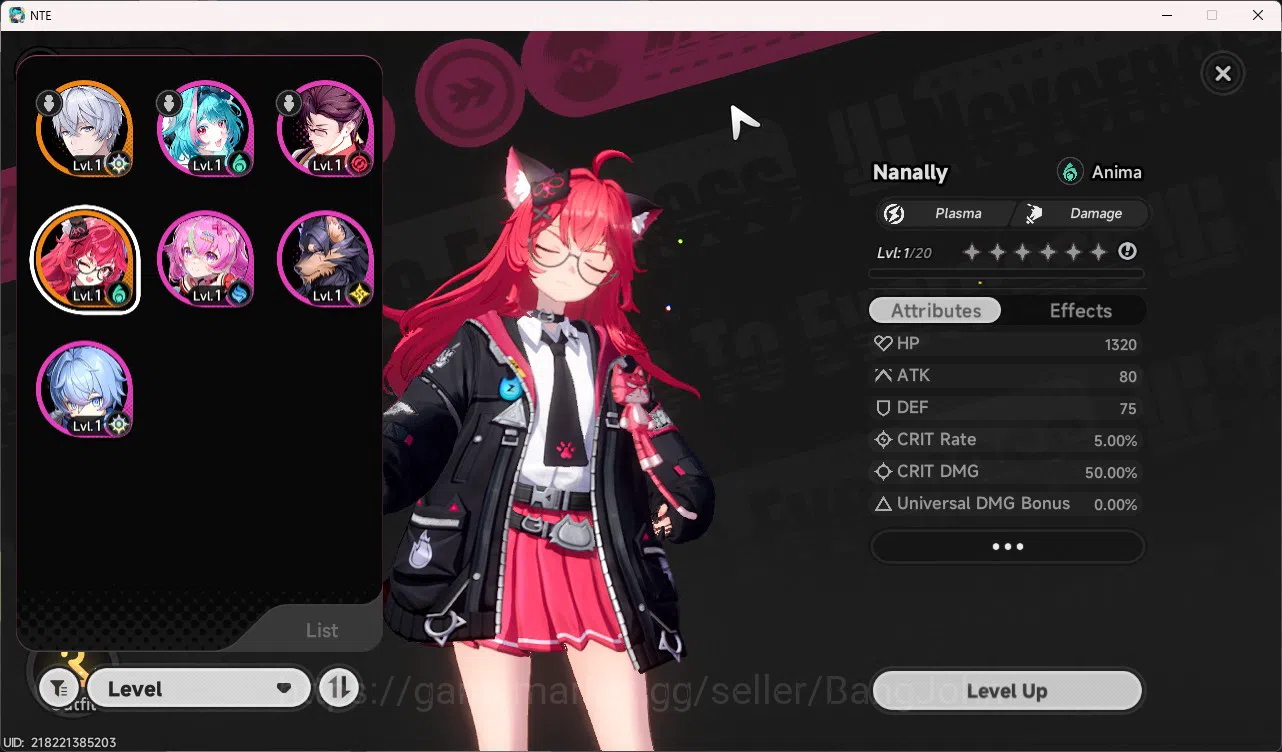 Neverness to Everness Accounts NA | Starter Lvl 3 | 1 S Nanally + 5 A Char | MC M image 2
