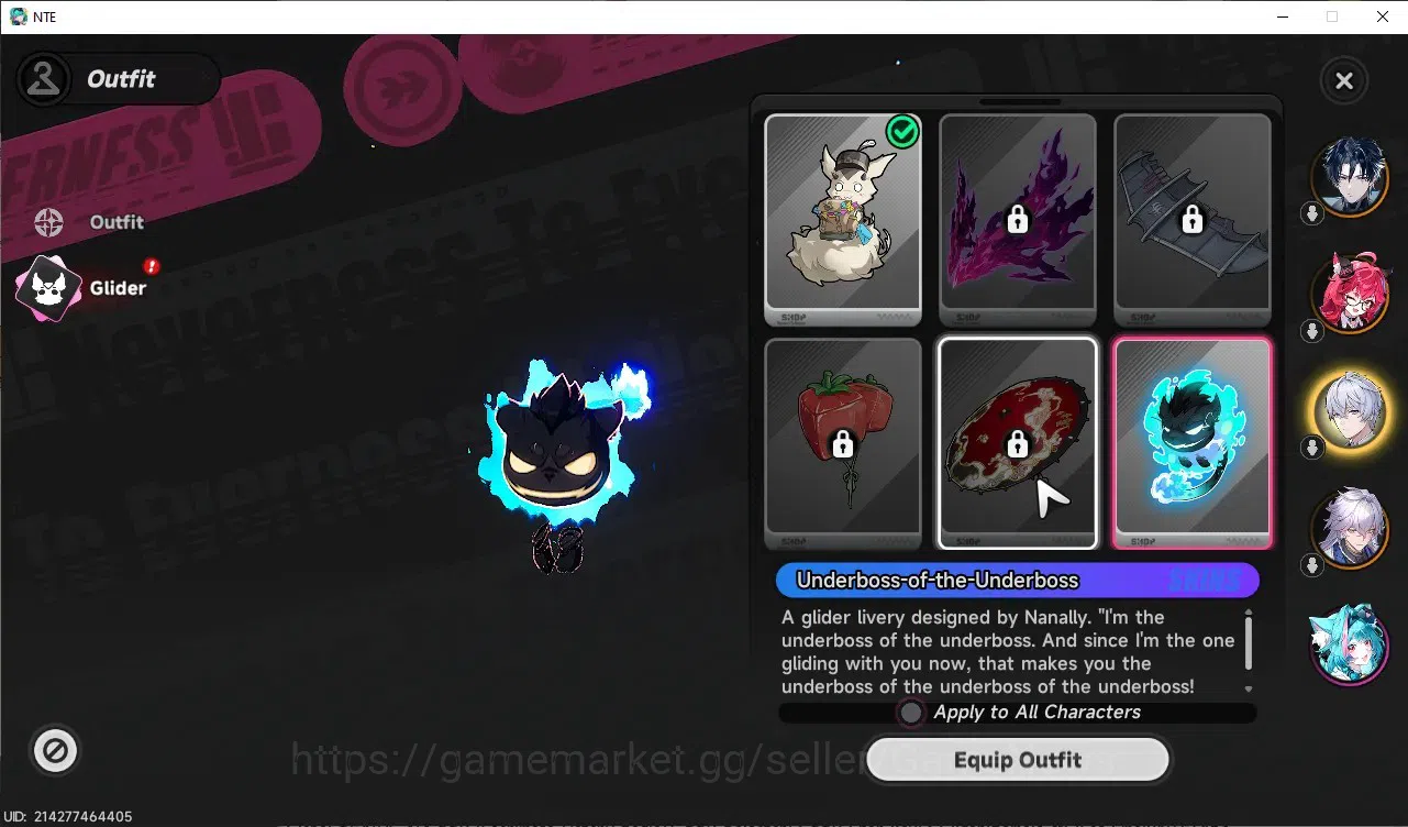 Neverness to Everness Accounts Global SEA|HL 3|3 SSR [Chaos A1,Nanally],Baicang|Selector On|Underboss Glider|Female MC|Log 4