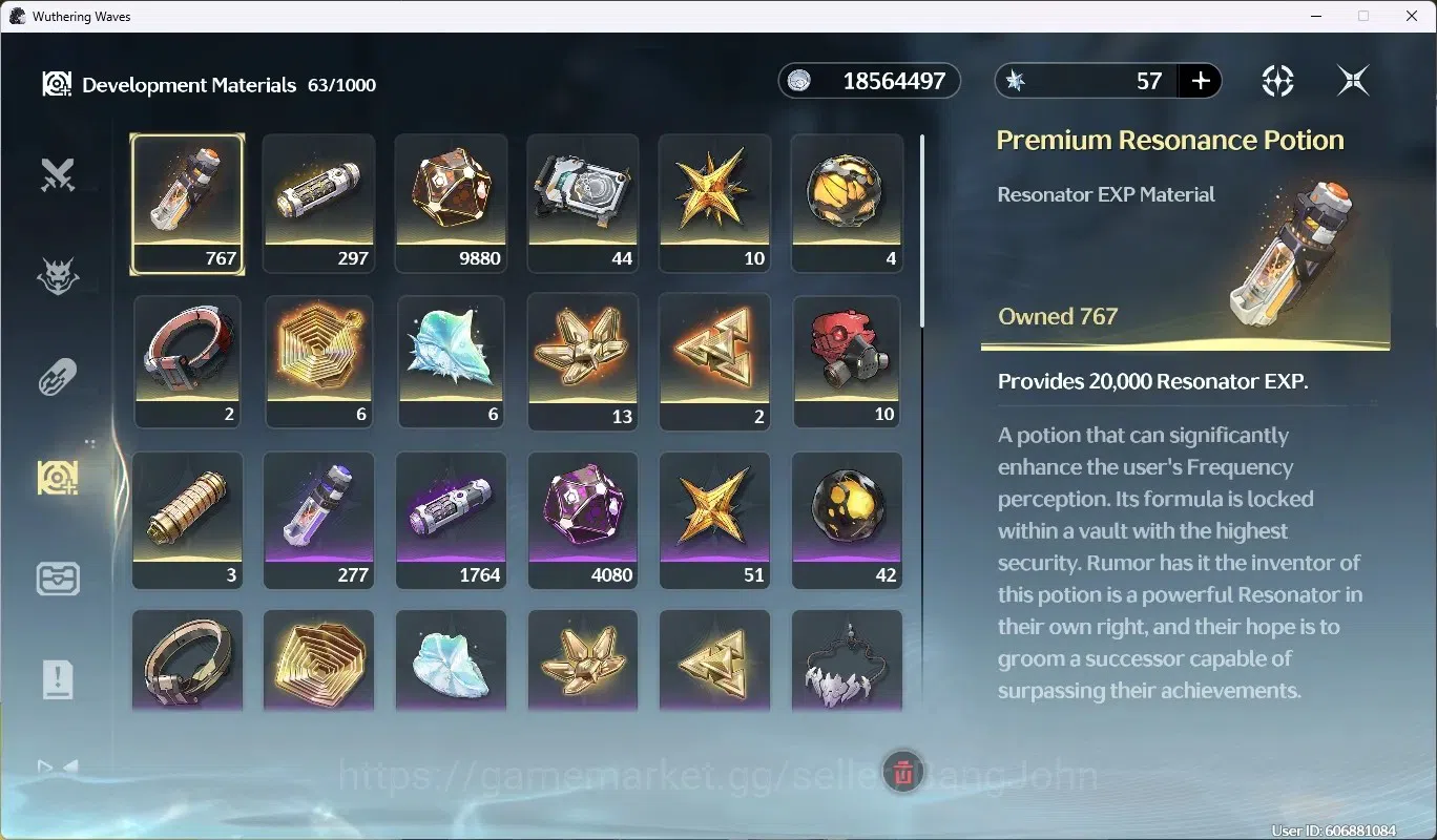 Wuthering Waves Accounts EU|UL 49|Rank 5|2 Char Limited [Lucy R6,Lucilla]+S image 14