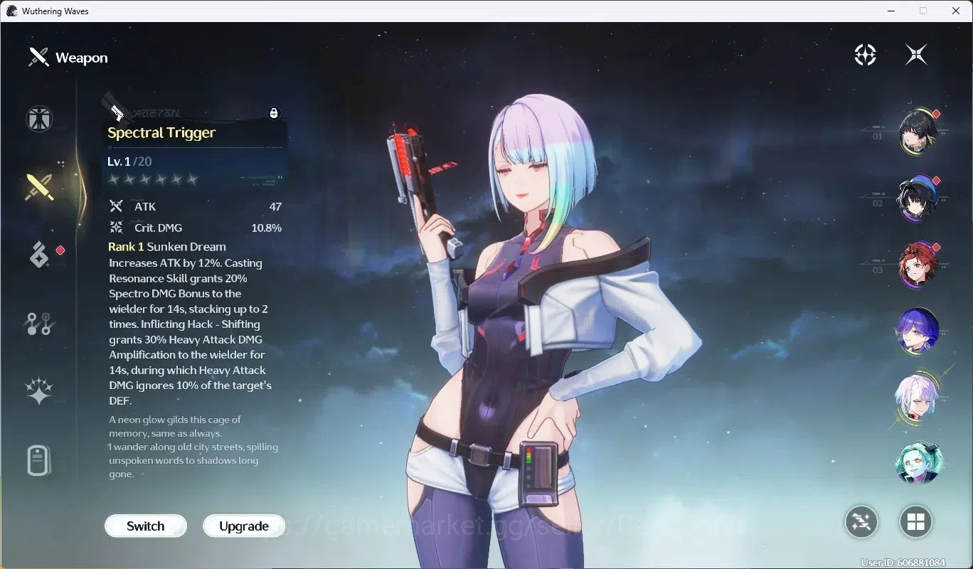 Wuthering Waves Accounts EU|UL 49|Rank 5|2 Char Limited [Lucy R6,Lucilla]+S image 5