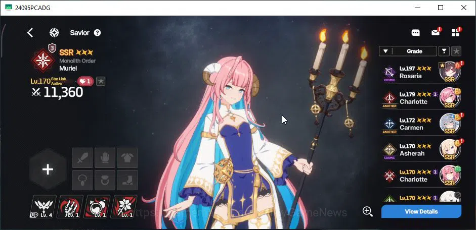 StarSavior Accounts Global|Lv 83|32 SSR[(Rosaria,BunnyCharlotte,Carmen image 9