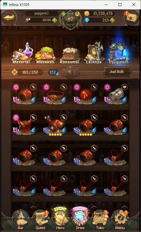 The Seven Deadly Sins: Grand Cross Accounts ASIA| 2.7M CC| 1LR elizabeth| UR Salos, Eastin Opp image 6