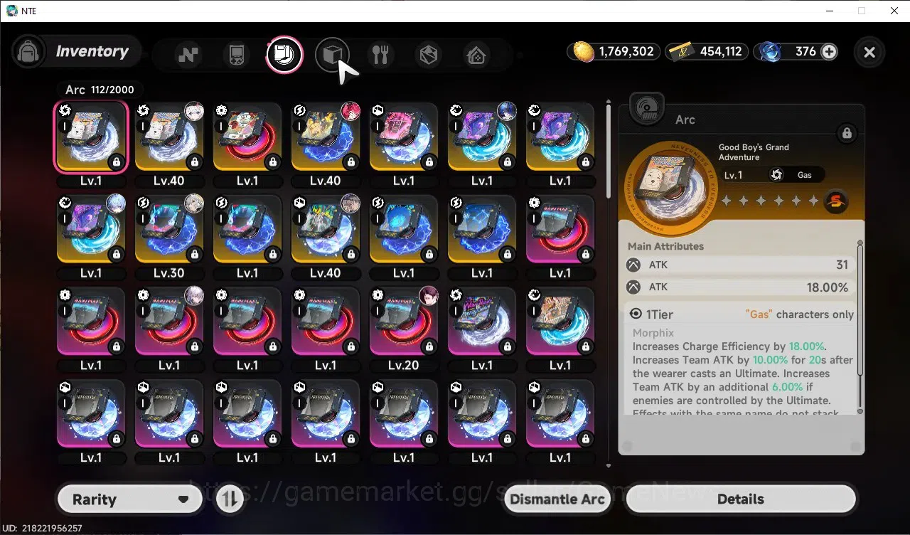 Neverness to Everness Accounts GLOBAL NA|HL 25|TL 11|6 SSR 1 Limited Nanally,Jiuy image 19