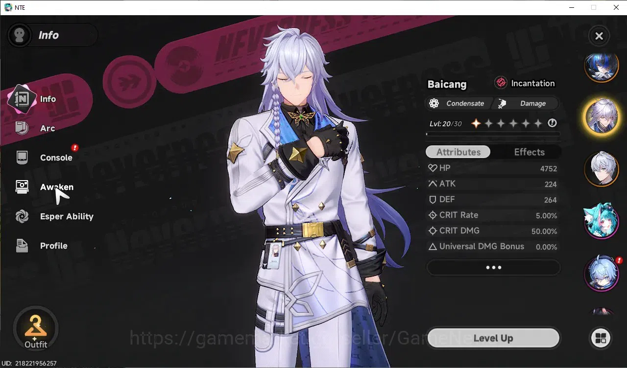Neverness to Everness Accounts GLOBAL NA|HL 25|TL 11|6 SSR 1 Limited Nanally,Jiuy image 7