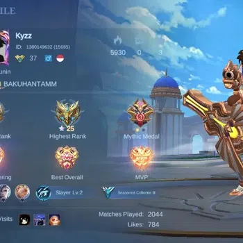 Mobile Legends: Bang Bang Accounts Collector Global|Skin 93|Seasoned|Lightborn Granger,Epic Nana+Freya+Uranus,Special
