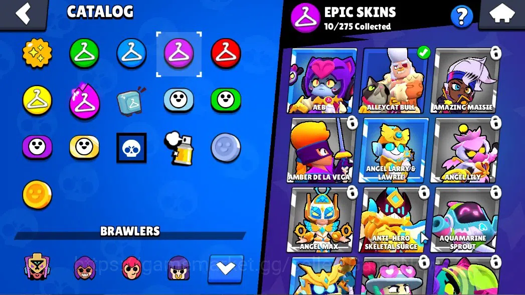 Brawl Stars Accounts 2480 Trophy|28 Brawlers 3 Max Lvl|10 Epic(Alleycat image 12