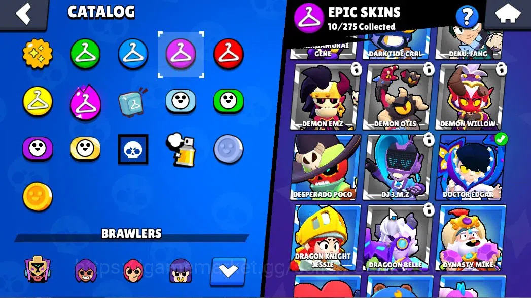 Brawl Stars Accounts 2480 Trophy|28 Brawlers 3 Max Lvl|10 Epic(Alleycat image 14