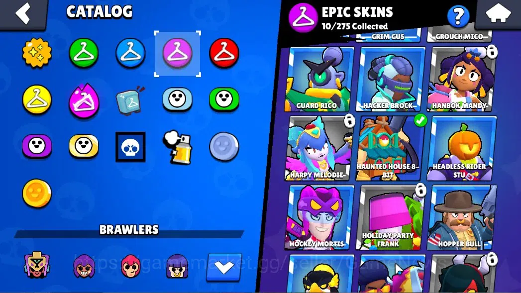Brawl Stars Accounts 2480 Trophy|28 Brawlers 3 Max Lvl|10 Epic(Alleycat image 15