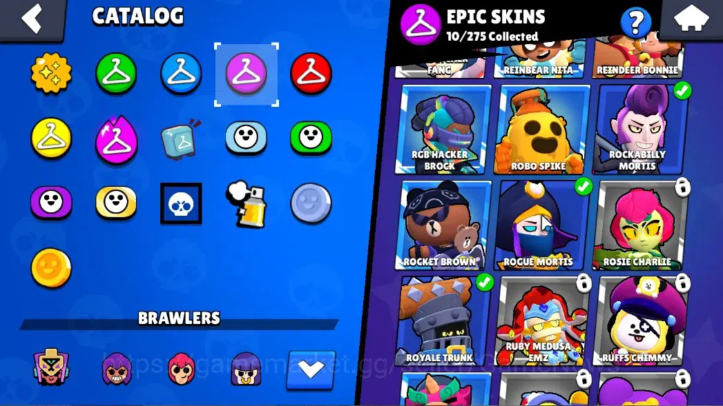 Brawl Stars Accounts 2480 Trophy|28 Brawlers 3 Max Lvl|10 Epic(Alleycat image 17