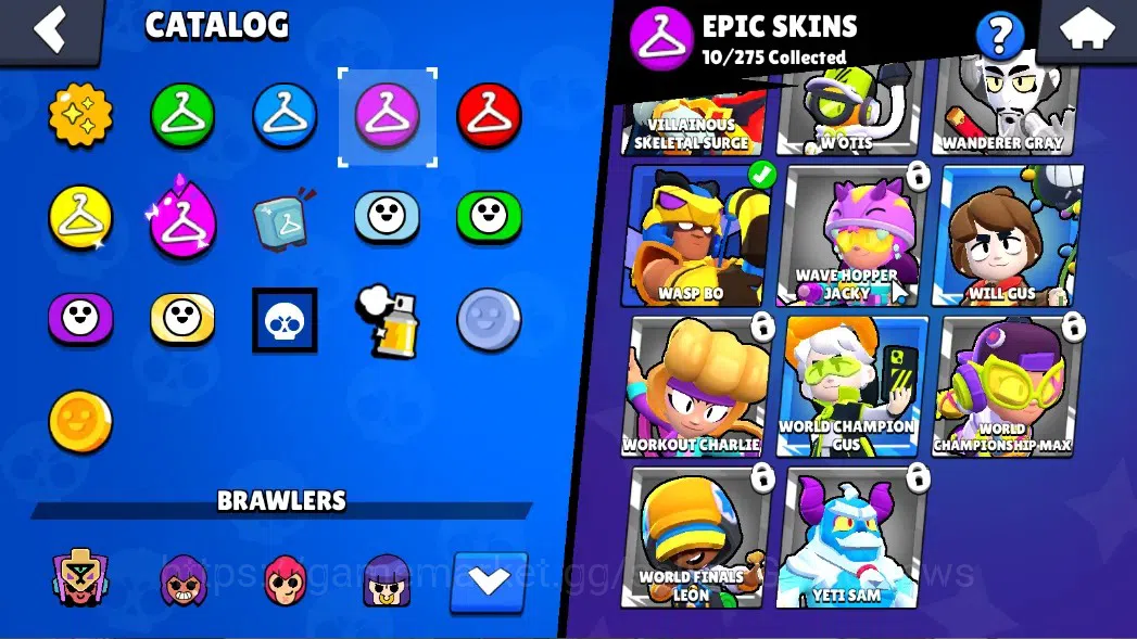 Brawl Stars Accounts 2480 Trophy|28 Brawlers 3 Max Lvl|10 Epic(Alleycat image 19