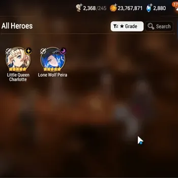 Epic Seven Accounts High-End GLOBAL UnVerif|New Era|2 ML (LQ Charlotte,LW Peira)+Jenua,Tenebria,Iseria,Lilias,Etc|16K