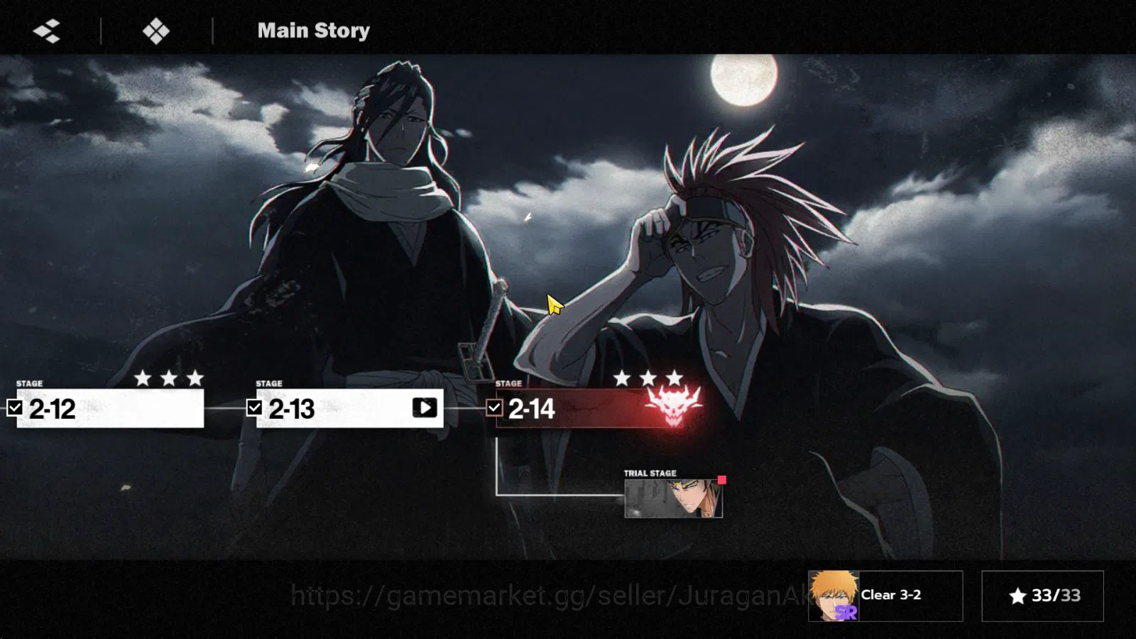 BLEACH: Soul Resonance Accounts NuverseSEA|Lvl 10 |2 SSR[(Gin Ichimaru & Yoruichi) image 13