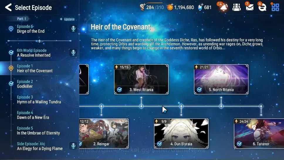 Epic Seven Accounts GLOBAL Unverif|New Era|8 ML(Salome,NM Luna,DK Shar image 18