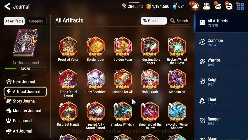 Epic Seven Accounts GLOBAL Unverif|New Era|8 ML(Salome,NM Luna,DK Shar image 9