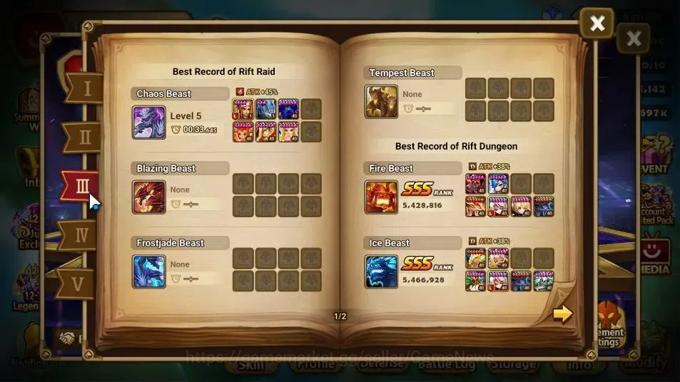 Summoners War: Sky Arena Accounts GLOBAL Lv100|2 LD[Talisman,Benedict]|20 Total NB5[ image 5