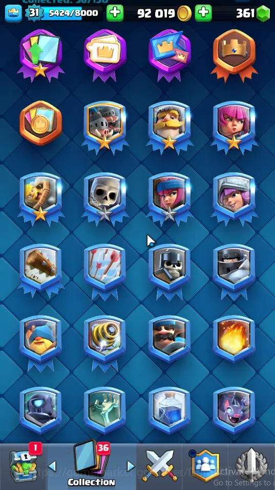 Clash Royale Accounts Lv 31|Trophy 7058|KTL 11|Total Card 117|3 Hero 5 E image 11