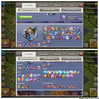 Clash of Clans Accounts High-End FLASH SALE|GEMS 6K TH 18 LVL 254 MAXED FASE 2 EX LEGEND LEAGUE|ALL HERO MAXED|7 EPIC