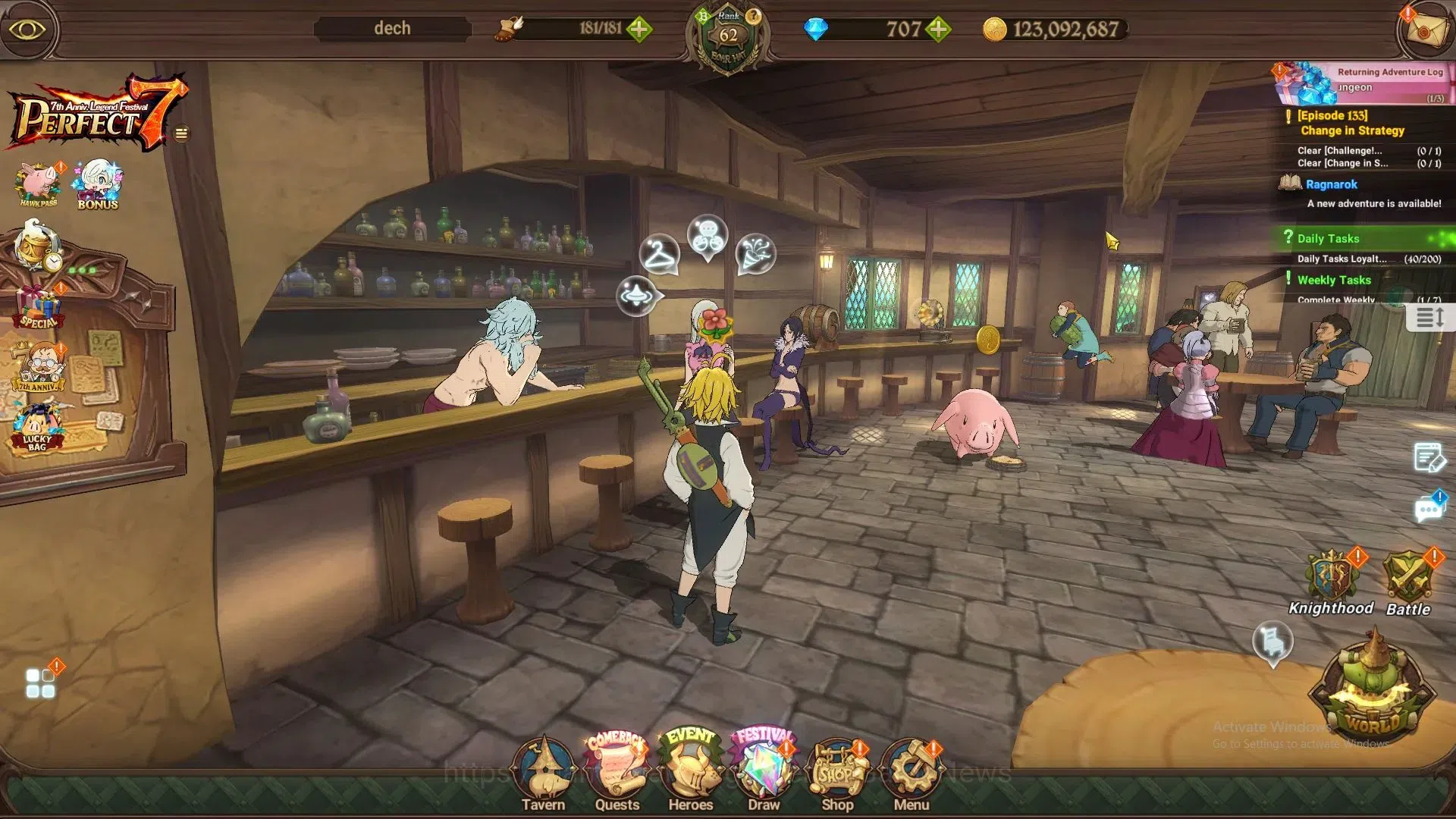 The Seven Deadly Sins: Grand Cross Accounts GLOBAL|3M CC|97 LS+707 DM|3 LR+10 UR|LiliaD,Helbra image 1