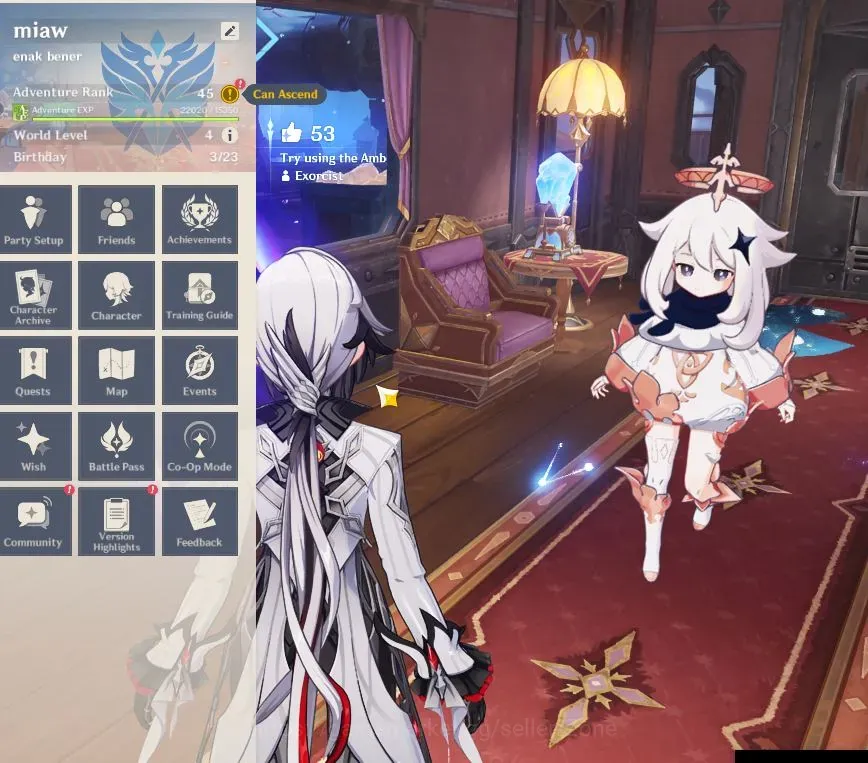 Genshin Impact Accounts Starter ASIA|Best Starter|AR 45|3,6K Primo|3 Limited (Vodyanitsa,Arlecchino,Varesa)|Mizuki,Qiqi|Low 1