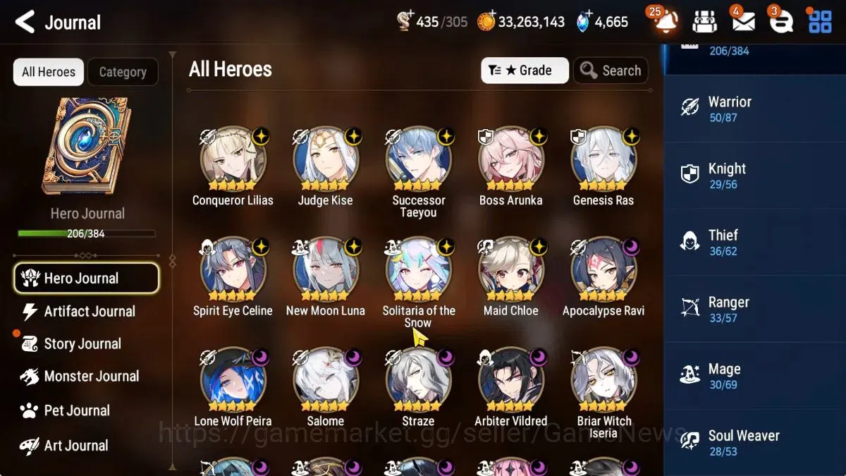 Epic Seven Accounts High-End GLOBAL UnVerif|21 ML(TidalR Elvira,Salome,BArunka,Gras,Etc)AUBE,AUBADE,Ab Fumyr,Rnak,Etc|AUTO 1