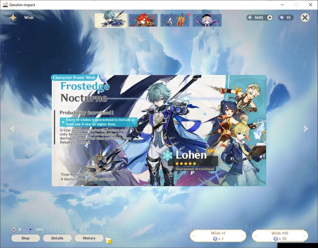 Genshin Impact Accounts Asia|AR 60|15 Limit+13(*5Wep)|([HuTaoC2,Neuvil]+Sk image 19