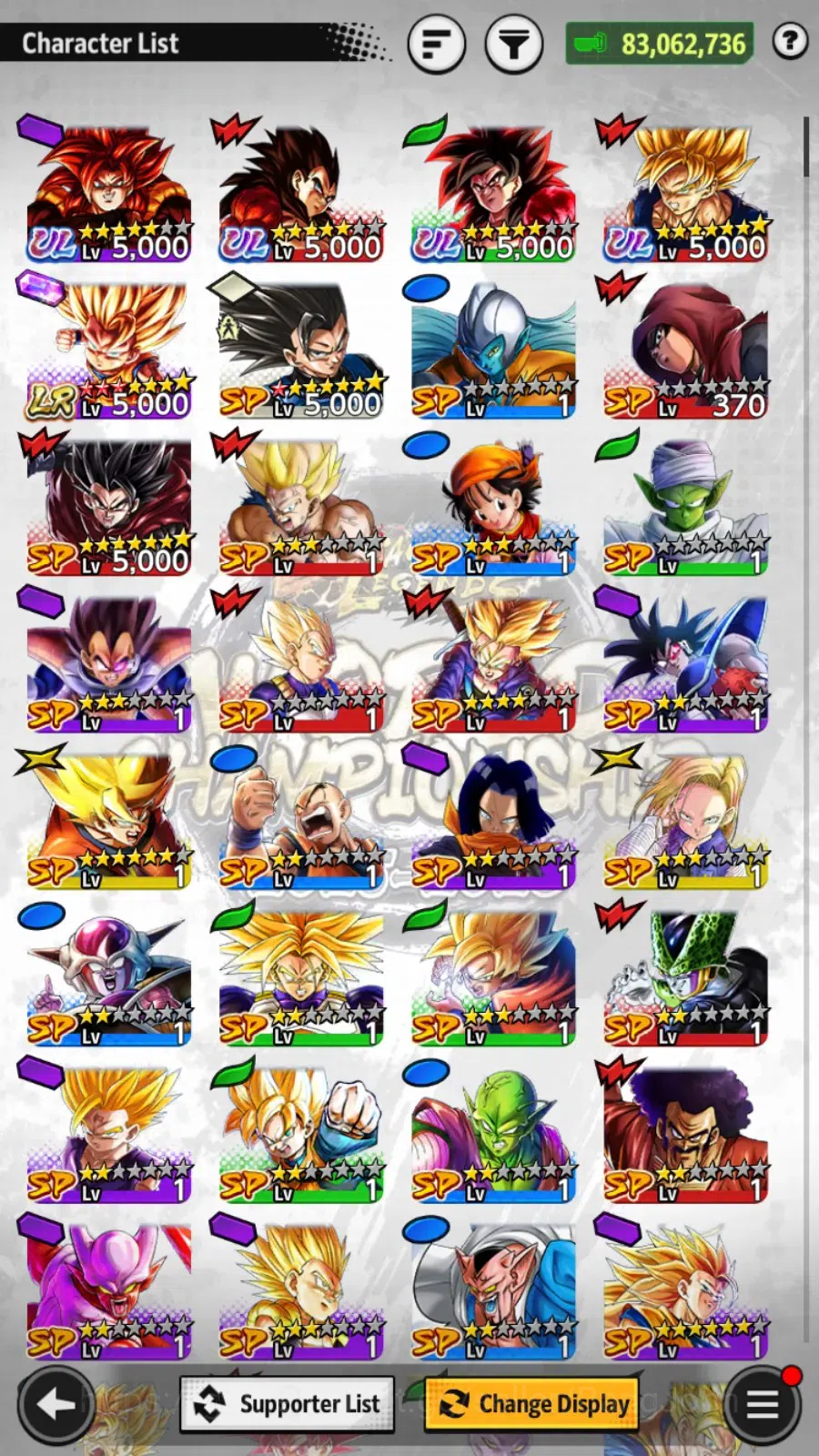 Dragon Ball Legends Accounts Android | Lv 161|83M Total Power|616 CC|1 LR|4 UL| image 14