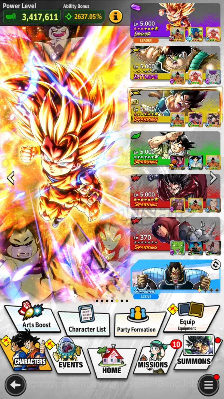 Dragon Ball Legends Accounts Android | Lv 161|83M Total Power|616 CC|1 LR|4 UL| image 15