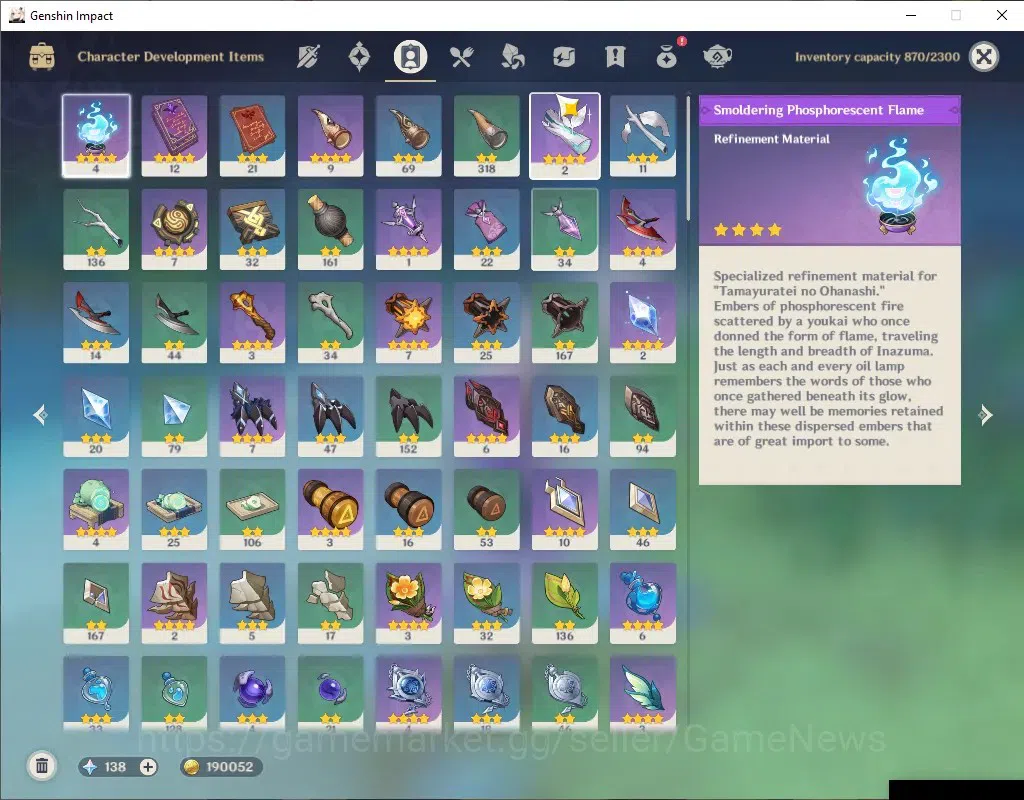 Genshin Impact Accounts Asia|AR 57|Mavu PremTeam|10 Limit+5(*5Weap)|(Mavui image 8