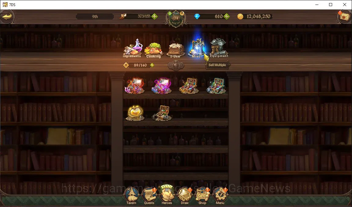 The Seven Deadly Sins: Grand Cross Accounts Midgame Global|1,4M CC|610 DM|1 LR+5 12