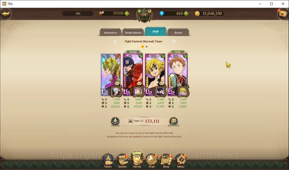 The Seven Deadly Sins: Grand Cross Accounts Midgame Global|1,4M CC|610 DM|1 LR+5 7