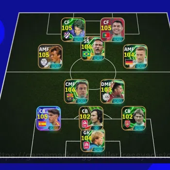 eFootball Accounts Legends & Iconic Players EFOOTBALL 2026 | NEYMAR JR BEST CARD,LEGEND S, MANAMANAN,P CUBARSI,M REUS,PACK
