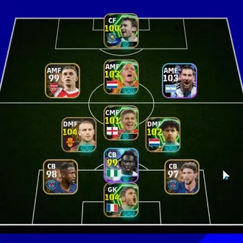 eFootball Accounts Legends & Iconic Players Android|Power 3041|6 Epic Daniele De Rossi,Hugo Lloris,Wesley Sneijder,Frank