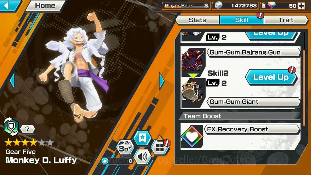 One Piece Bounty Rush Accounts GLOBAL | EX 4 | Max2 | Eghead Chopper, Kuzan, St J image 5