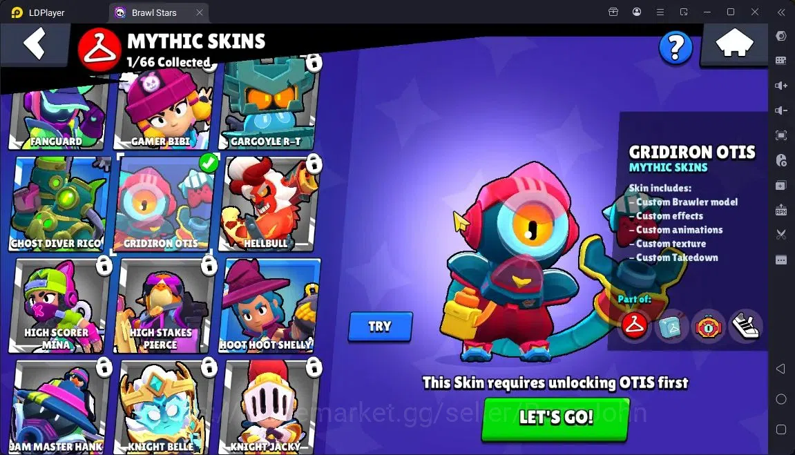 Brawl Stars Accounts Global |Trophy 942 |16 Brawler-3 Max Lvl.|1 Hypercharge [MR.P]|2 Super Rare&1 Mythic Skin | ProtectOff 16
