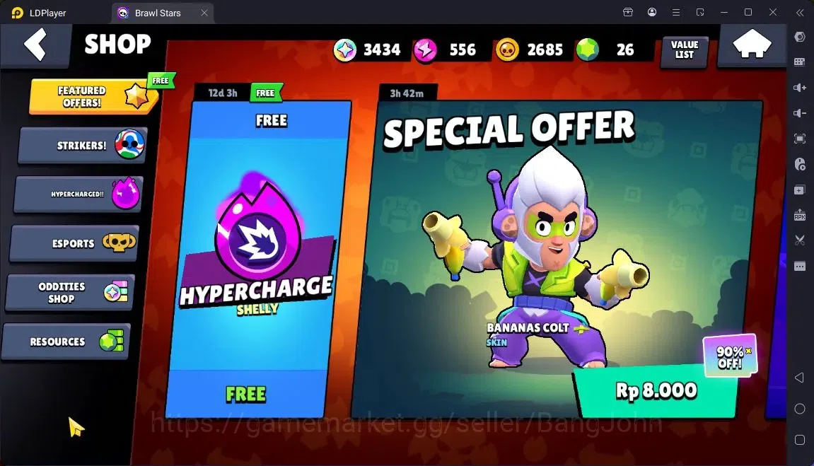 Brawl Stars Accounts Global |Trophy 942 |16 Brawler-3 Max Lvl.|1 Hypercharge [MR.P]|2 Super Rare&1 Mythic Skin | ProtectOff 4