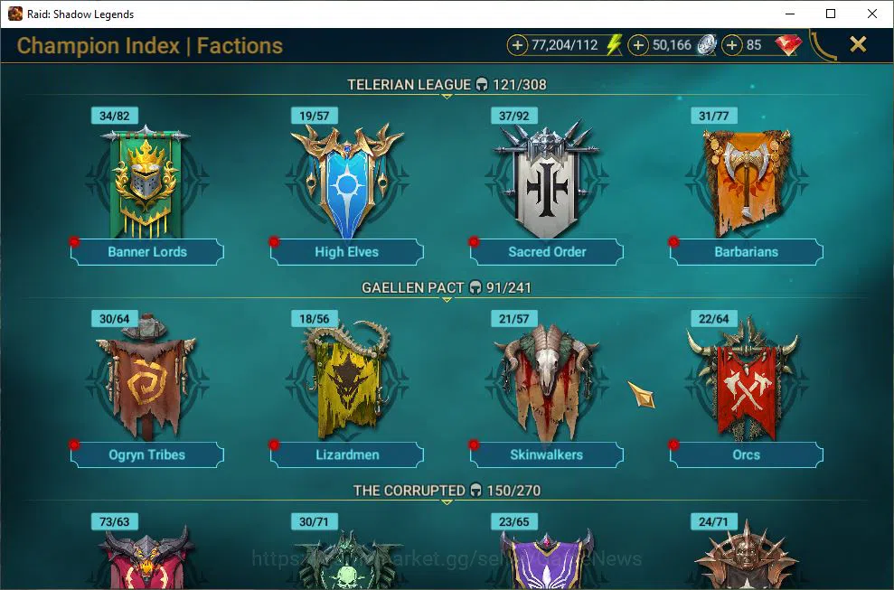 Raid: Shadow Legends Accounts Lv42 632K Power|1 Mythic(Theodosia)|30 Legend(Wixw image 4