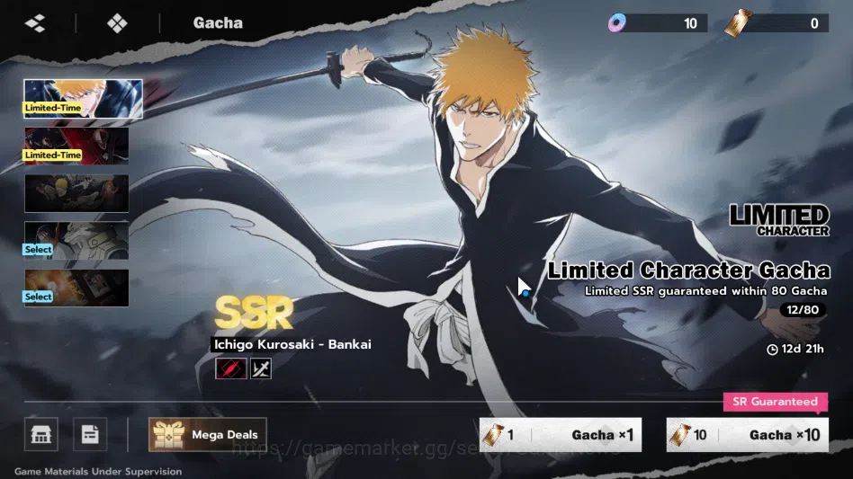 BLEACH: Soul Resonance Accounts Nuverse SEA |STARTER Lv14|2 SRR(Ichigo+Sajin)8SR(I image 4