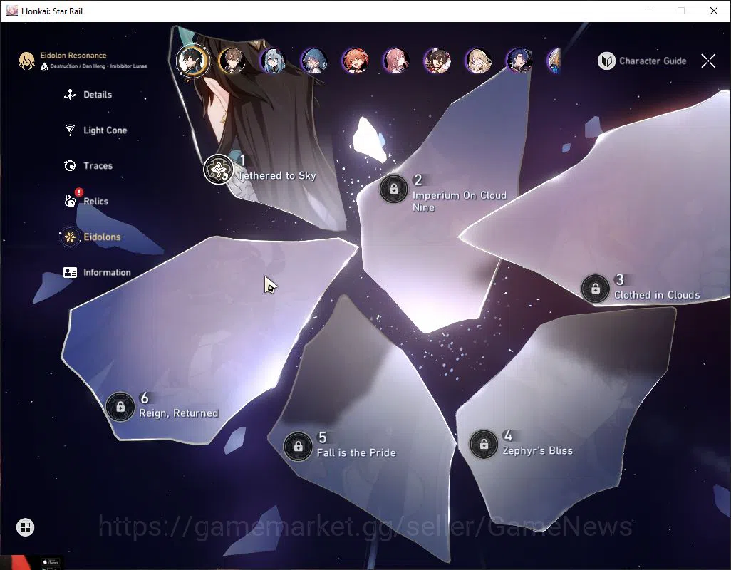 Honkai Star Rail Accounts Asia|TL 70|Free ZZZ|21 Limited|[Evernight,Saber,Ar image 7