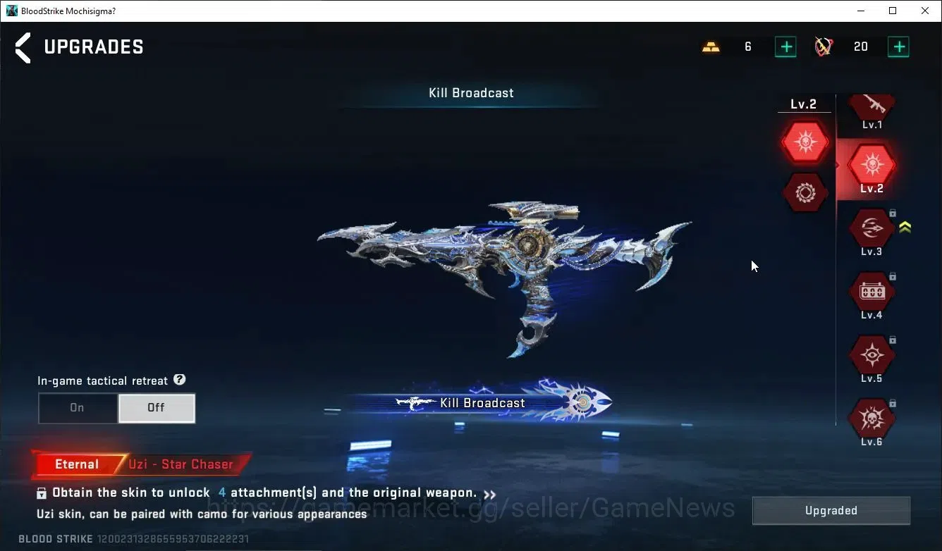 Blood Strike Accounts ASIA|ETERNAL Lv5 KAG6-InkForge,Lv2 UZI-Star+2 ULTR image 8