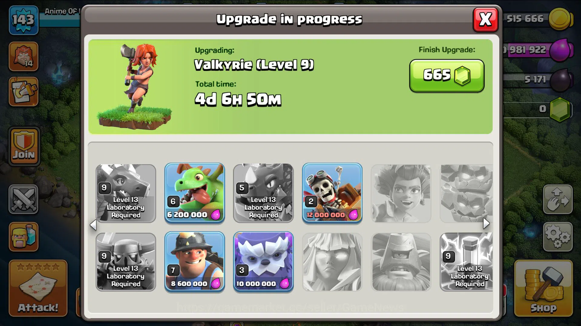 Clash of Clans Accounts Mid-Tier TH 14 -BH 9|LV 143|HH 7|BK 57,AQ 65,GW 31,MP 42,RC 22|CN OFF|Protect OFF|TAKE MAIL(COC2005) 3