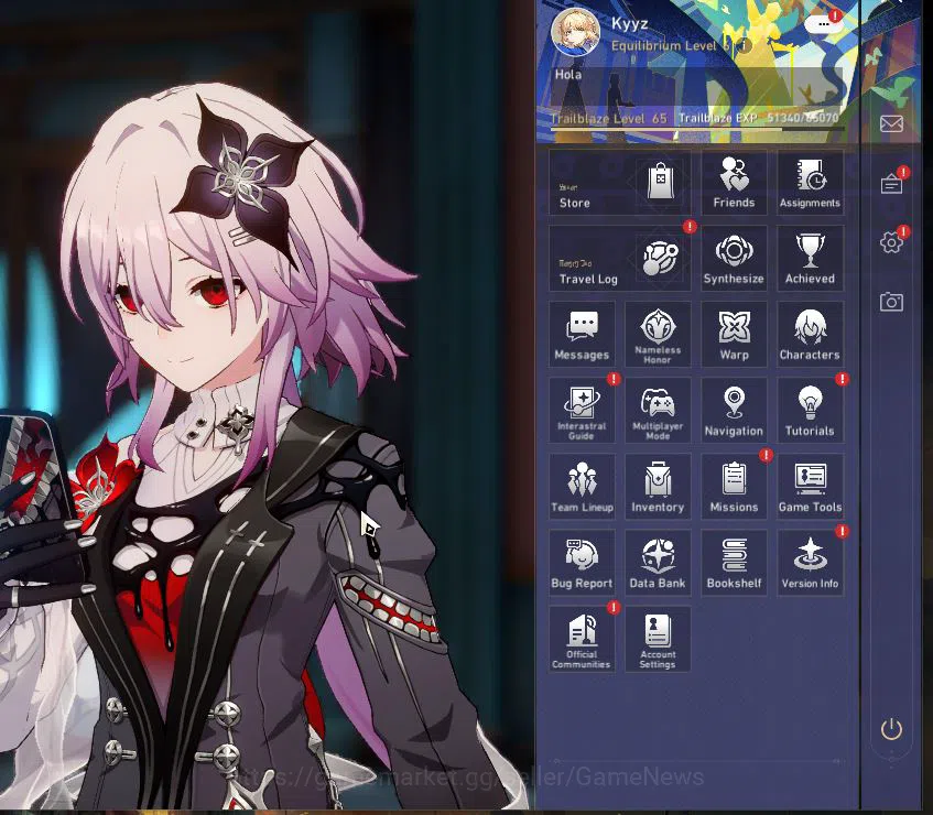 Honkai Star Rail Accounts Asia|TL 65|6 Limited|Evernight+Sign,Cerydra,Saber, image 2