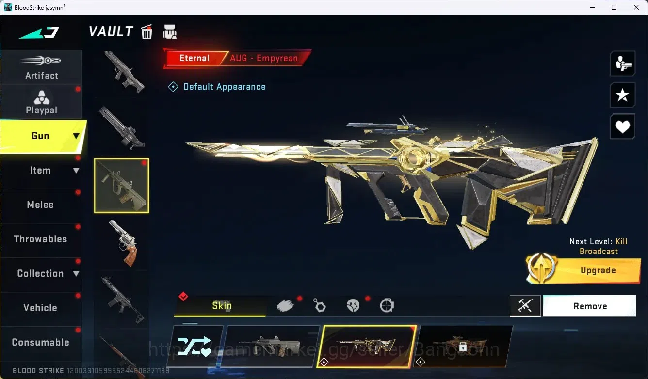 Blood Strike Accounts ASIA|1 Eternal:AUG - Empyrean|2 Legendary Gun|Ultr image 3