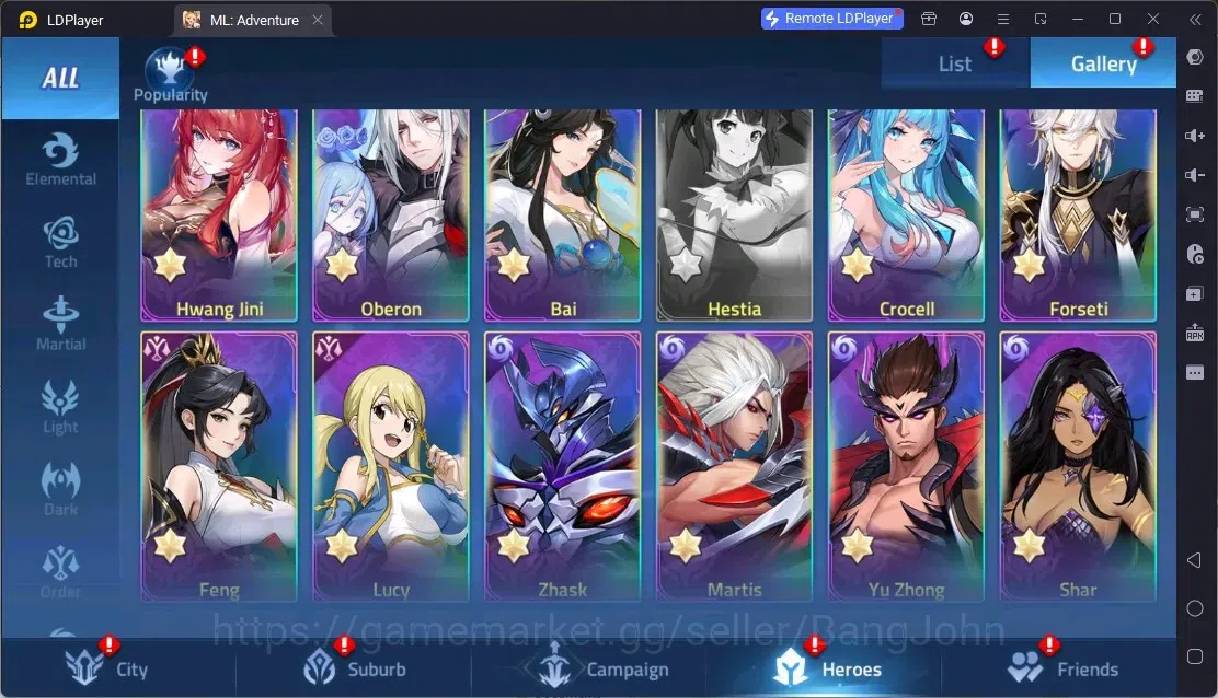 Mobile Legends: Adventure Accounts Global |LV 326|1,4B Power|VIP 10|Camp 75-45|Hero 257|18 Nexus|35Awaken|15UR|5Epic|42Rare 12