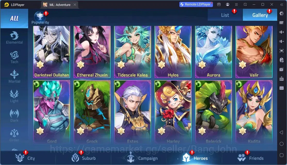 Mobile Legends: Adventure Accounts Global |LV 326|1,4B Power|VIP 10|Camp 75-45|Hero 257|18 Nexus|35Awaken|15UR|5Epic|42Rare 15