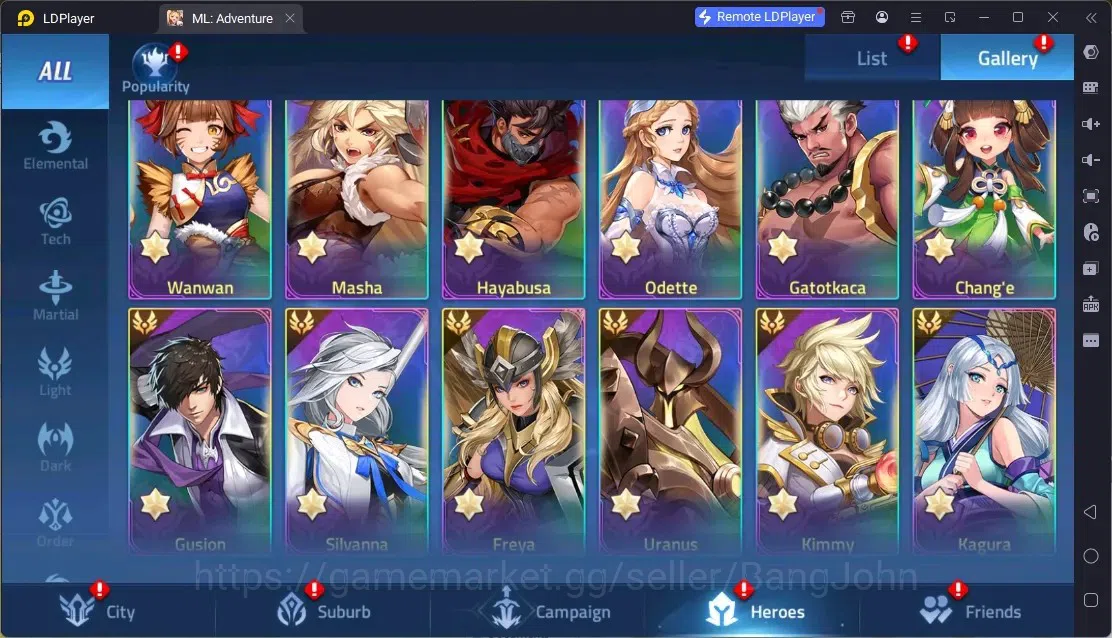 Mobile Legends: Adventure Accounts Global |LV 326|1,4B Power|VIP 10|Camp 75-45|Hero 257|18 Nexus|35Awaken|15UR|5Epic|42Rare 18