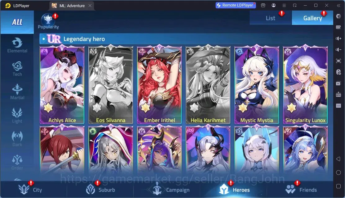 Mobile Legends: Adventure Accounts Global |LV 326|1,4B Power|VIP 10|Camp 75-45|Hero 257|18 Nexus|35Awaken|15UR|5Epic|42Rare 8