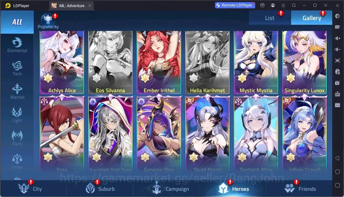 Mobile Legends: Adventure Accounts Global |LV 326|1,4B Power|VIP 10|Camp 75-45|Hero 257|18 Nexus|35Awaken|15UR|5Epic|42Rare 9