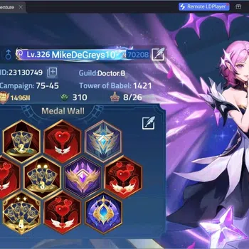 Mobile Legends: Adventure Accounts Global |LV 326|1,4B Power|VIP 10|Camp 75-45|Hero 257|18 Nexus|35Awaken|15UR|5Epic|42Rare