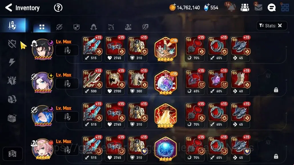 Epic Seven Accounts GLOBAL Unverif|4 ML(Empyrean Ilnav,Sea Phantom Pol image 10